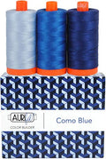Aurifil Thread Blue CB Como 3pc