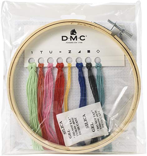 DMC Stitch Kit 6" Diameter - Bicycle (14 Count)