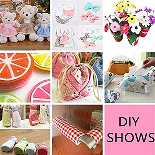 Cotton Fabric DIY Making Supplies Quilting Patchwork Fabric Fat Quarter Bundles DIY for Quilting Cotton Patchwork Cushions (16COLORS, 20" x 20") - color: 16pcs Colors, size: 20" x 20"