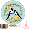 TINDTOP Embroidery Kit for Beginners Adult, Bird Embroidery Kit - color: Bird