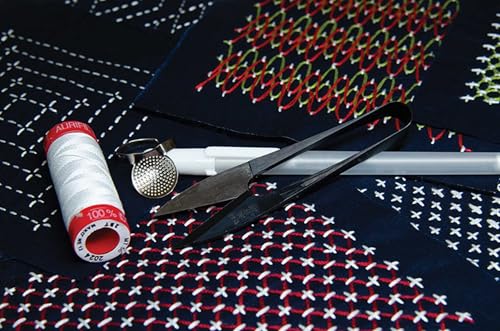Stitching Sashiko: Visual Guide to Decorative Japanese Embroidery & Mending with 40+ Stitch Patterns (Reference Guide)