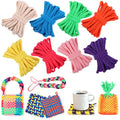 IQKidz 224 PCS Loom Loops Refill for Potholder Weaving Loom Kit Toys, Elastic DIY Arts and Crafts Loops Supplies for Kids Beginners, Perfect Birthday Gifts for 5 6 7 8-12 13 Year Old Girls - size: Loom Loop Refills
