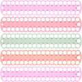 COHEALI 5-Pack Embroidery Floss Organizer Thread Winding Board Cross Stitch Thread Holder Storage Plate for Sewing Storage Craft Floss Sorter Embroidery Projects 11.81 X 2.36 X 0.11 in