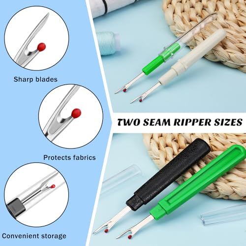 Seam Ripper, 2 Big and 2 Small Seam Rippers for Sewing, Stitch Remover Tool - size: Basic Edition