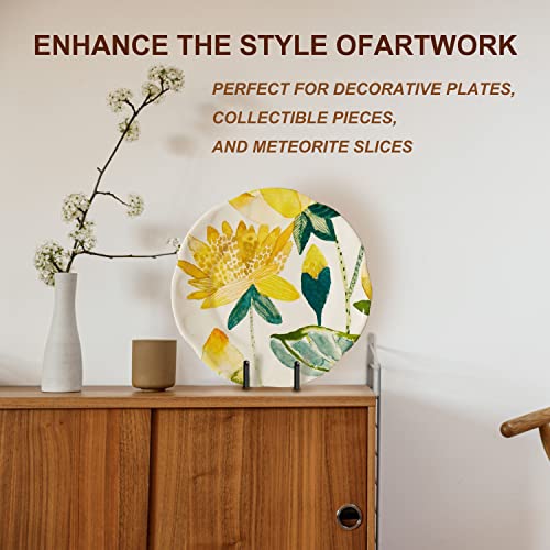 Hoewina 5 Pack 6 Inch Plate Stands for Display, Plate Holder Display Stand