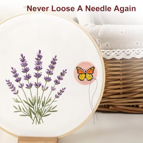 YUOROS Magnetic Needle Minder for Cross Stitch - color: Butterfly