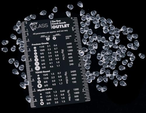 Czech 100-Piece Glass Beads, Small 4x6mm, Teardrop Transparent Water Like Crystal - color: Small - Crystal Drop