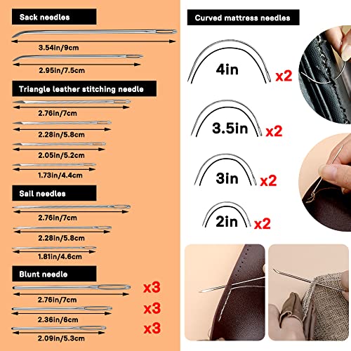 ZXIIXZ 40 Pcs Sewing Kit, Heavy Duty Sewing Kit for Adults