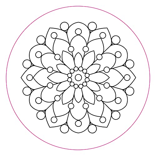 Mandalas Embroidery Transfers (set of 10 hoop designs!)