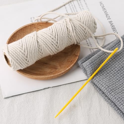 LOVEINUSA Yarn Needle Set, Bent Tapestry Needles, Large Eye Plastic Needle,Blunt Sewing Needles with Storage Box for Knitting, Crocheting, Sewing Projects and Knitting Beginners Gifts