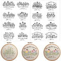 Water Soluble Embroidery Patterns, Bible Verse Stick and Stitch Paper - size: Bible Verse