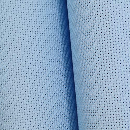 19" x 28" 18CT Counted Cotton Aida Cloth Cross Stitch Fabric (Light Blue) - color: Light Blue