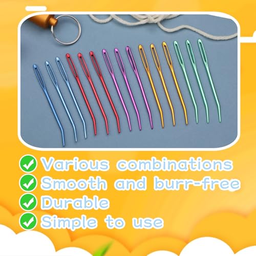 UzecPk 15PCS Yarn Needles, Tapestry Needle Darning Needle for Yarn - style: 15 PCS