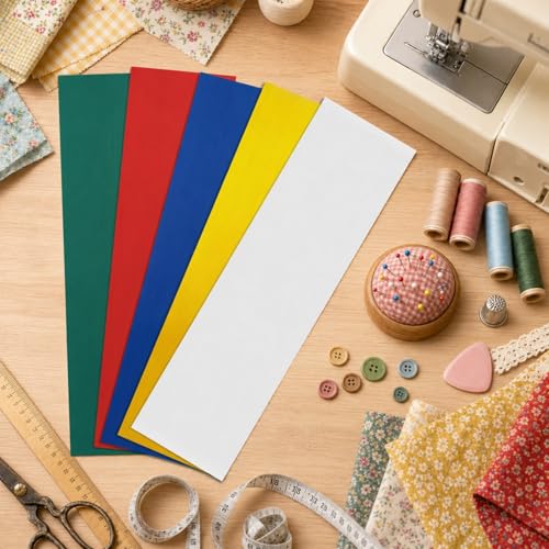 Maitys 15 Pcs Sewing Tracing Paper Colorful Transfer Papers 5.1" x 19.5"