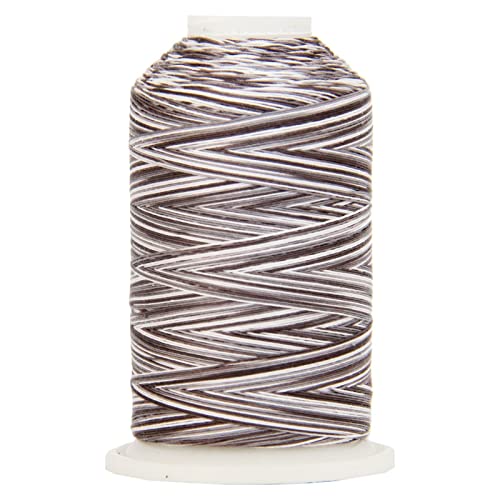 ThreadArt Multicolor Cotton Thread, 600M 40/3, Stormy 0415 - color: Stormy