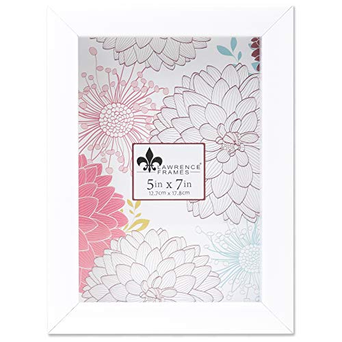 Lawrence Frames 785257 Shadow Box Frame, 5x7, White, 1 Count (Pack of 1) - color: White, size: 5 x 7 inches
