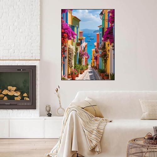 Dugsmgd 5D Beautiful Landscape Diamond Art for Adults, 12x16 Inch - color: Landscape