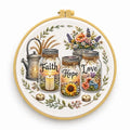 Inspirational Embroidery Kit for Beginners,Sewing Kit for Adults - color: Embroidery Kits-0621-16