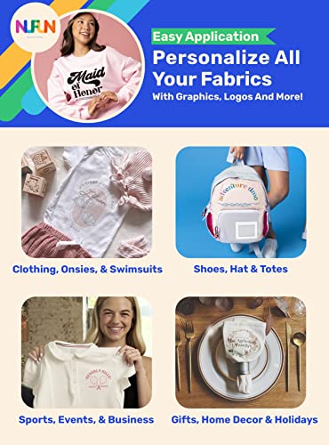 NuFun Activities Heat Transfer Paper, Light Fabrics, 50 Sheets 8.5x11 - size: 50 Sheets