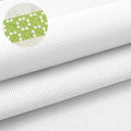 Needlepoint Canvas, 18" x 12", 14 Mesh White Blank Cloth Needle Point Canvas Polyester Cotton Embroidery Blank Cloth Needlepoint Supplies for Knit Crochet Projects (2 Pack) - size: 17.7 x 11.8 inches