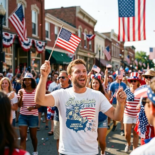 30Pcs Patriotic 4th of July Dtf Transfers Ready to Press Independence Day Iron on Transfers for Tshirts 250th Anniversary Transfer Vinyl Stickers for Clothing Pillows Bag DIY Crafts - color: 4th of July