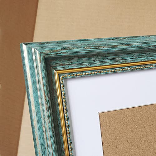 Picture Frame 7x7 Blue Square Photo Frame Desktop Display Mount on the wall. Front opening 6.8x6.8. Plastic Panel (not Glass), Plastic Packaging (not Carton).Tips, Peel Off The Panel's Film. - color: Blue, size: 7x7
