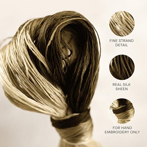 Mulberry Silk Floss Embroidery Thread Floss-Cross Stitch Threads China Silk Woven Jewelry Threads DIY Sewing Kits (57) - color: 57