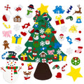3.2 Feet DIY Felt Christmas Tree with 38PCS Ornaments Hanging Craft Decorations