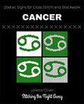 Cancer Zodiac Signs for Cross Stitch and Blackwork (Zodiac Sign Patterns for Cross Stitching and Blackwork)
