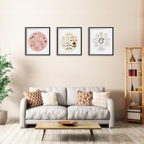 Beginner Embroidery Kit for Adults, Wildflower Patterns with Video Guide - color: Floral Garden