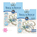 Stick N Stitch Water Soluble Stabilizer for Embroidery Twelve Sheets of 8-1/2 x 11 (Pack of 2)- Garizze Embroidery Paper- Embroidery Patterns Transfers- Wash Away Stabilizer for Embroidery in GARIZZE