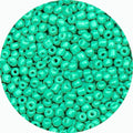 Legefo 4mm Glass Seed Beads Bulk, Light Green 6/0 Small Mini Pony Seed Beads, Tiny Round Craft Bead for Bracelet Necklace Wrist Jewelry Making Beading Weaving DIY Crafts Supplies, 1000pcs - color: Light Green