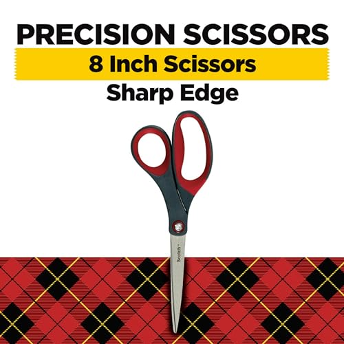 Scotch 6" Precision Scissors, Great for Everyday Use - size: 6-Inches