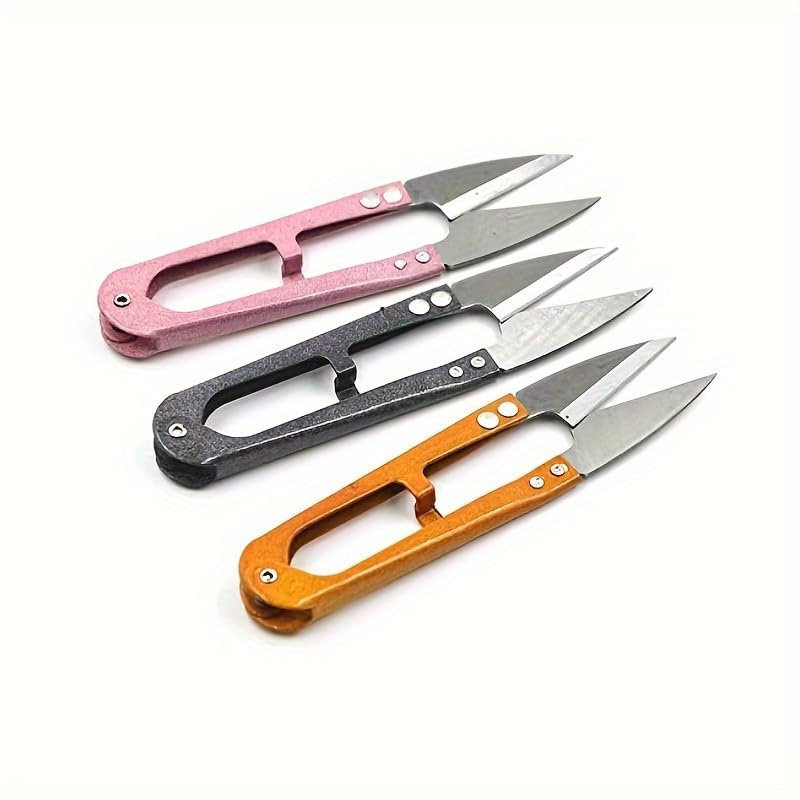 6 Pcs Sewing Scissors shears, 4 Inch Yarn Snips, High-Carbon Steel Thread Snippers, Sewing Snips Thread Cutter Scissors