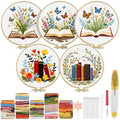 TINDTOP Embroidery Kit for Adult, Embroidery DIY Starter Kit - color: Book