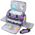 LUXJA Sewing Machine Case with Removable Padding Pad, Purple - color: Purple, style: Sewing Machine Bag