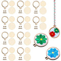 Mini Embroidery Hoops - 1 Inch Small Round Wooden Embroidery Frame (20 PCS)