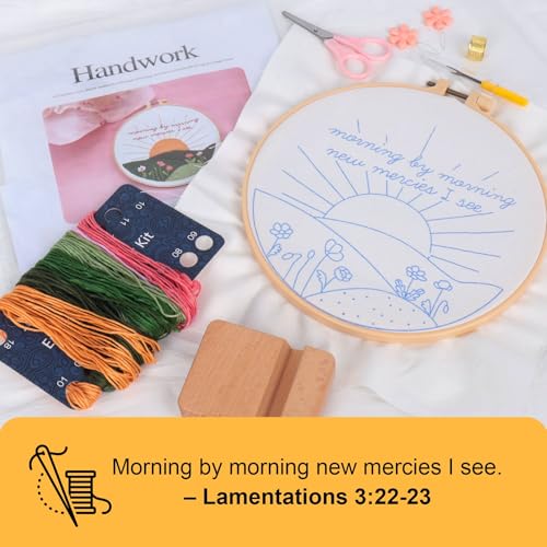 BREENHILL Christian Embroidery Kit for Beginners