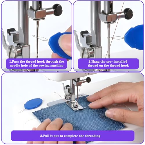 FNANJWQ 30PCS Automatic Needle Threaders Hand Sewing Needle Threader