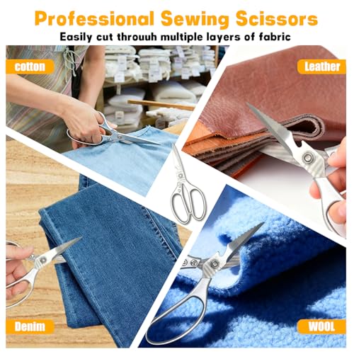 66 Color Sewing Kit for Adults,305 Pcs Portable Needle and Thread Kit