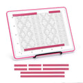 BABYSHEEP Knitting Pattern Holder with 8 Replacement Magnets - color: Pink