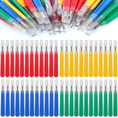 Leriton 48 Pcs Seam Rippers Bulk Sewing Thread Cutter, Multicolor