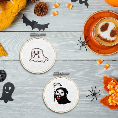 3 Inch 12Pcs Mini Embroidery Hoops, Small Round Hoop Rings, for Cross Stitch - style: 3IN/8CM