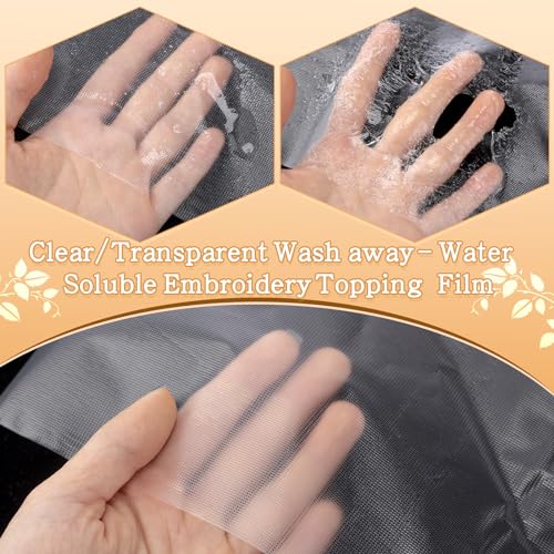 Peryiter 1 Roll 10" x 100 yd Water Soluble Stabilizer for Embroidery - size: 10" x 100 yd, style: Water‑soluble
