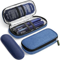 AUVON Lightweight Insulin Cooler Travel Case, 3-Layer Thickened Insulation - color: Blue