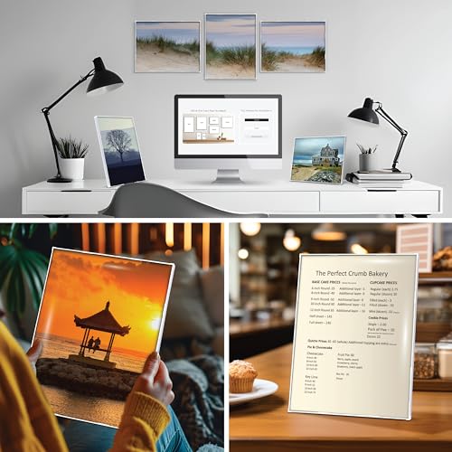 MANTELLO ESSENTIALS 8 x 10 Photo Frame Set, 8 x 10 White Picture Frames, Front Loading Picture Frames 8x10, Set of 6 - color: White, size: 8x10 - 6 Pack