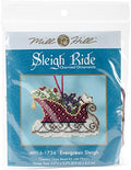 Mill Hill Evergreen Sleigh Beaded Cross Stitch Kit Charmed Ornaments 2017 Sleigh Ride MH161734
