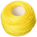 DMC Pearl Cotton Ball Size 8 87yd, Dark Lemon