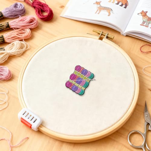 Funny Needle Minder Magnet, Cute Magnetic Sewing Accessory for Embroidery, Needlepoint & Cross Stitch Projects