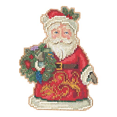 Mill Hill Winter Wishes Santa Beaded Counted Cross Stitch Ornament Kit 2020 Jim Shore
